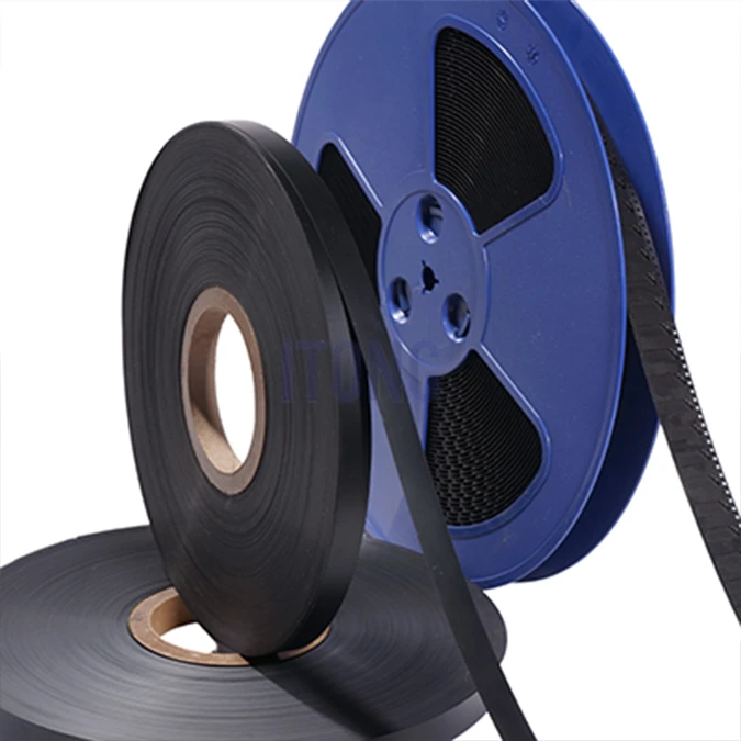 PS/ABS/PS Black Conductive Carrier Tape Råmateriale